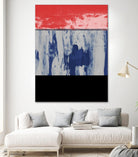 Squeegeescape 25 by Milton Coppo on GIANT ART - red abstract