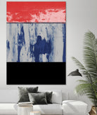 Squeegeescape 25 by Milton Coppo on GIANT ART - red abstract