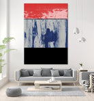 Squeegeescape 25 by Milton Coppo on GIANT ART - red abstract