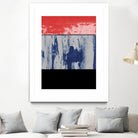 Squeegeescape 25 by Milton Coppo on GIANT ART - red abstract