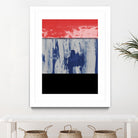 Squeegeescape 25 by Milton Coppo on GIANT ART - red abstract