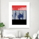 Squeegeescape 25 by Milton Coppo on GIANT ART - red abstract