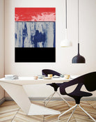 Squeegeescape 25 by Milton Coppo on GIANT ART - red abstract