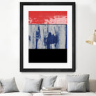 Squeegeescape 25 by Milton Coppo on GIANT ART - red abstract