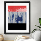 Squeegeescape 25 by Milton Coppo on GIANT ART - red abstract