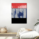 Squeegeescape 25 by Milton Coppo on GIANT ART - red abstract