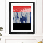 Squeegeescape 25 by Milton Coppo on GIANT ART - red abstract