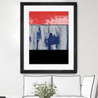 Squeegeescape 25 by Milton Coppo on GIANT ART - red abstract