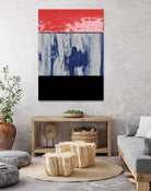 Squeegeescape 25 by Milton Coppo on GIANT ART - red abstract