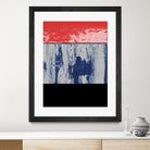 Squeegeescape 25 by Milton Coppo on GIANT ART - red abstract