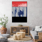 Squeegeescape 25 by Milton Coppo on GIANT ART - red abstract