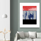 Squeegeescape 25 by Milton Coppo on GIANT ART - red abstract