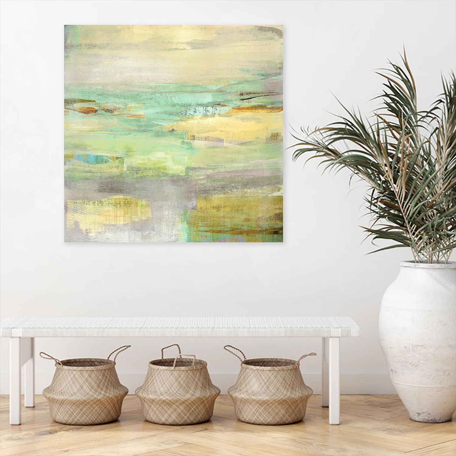 Julep by Maeve Harris on GIANT ART - beige abstract