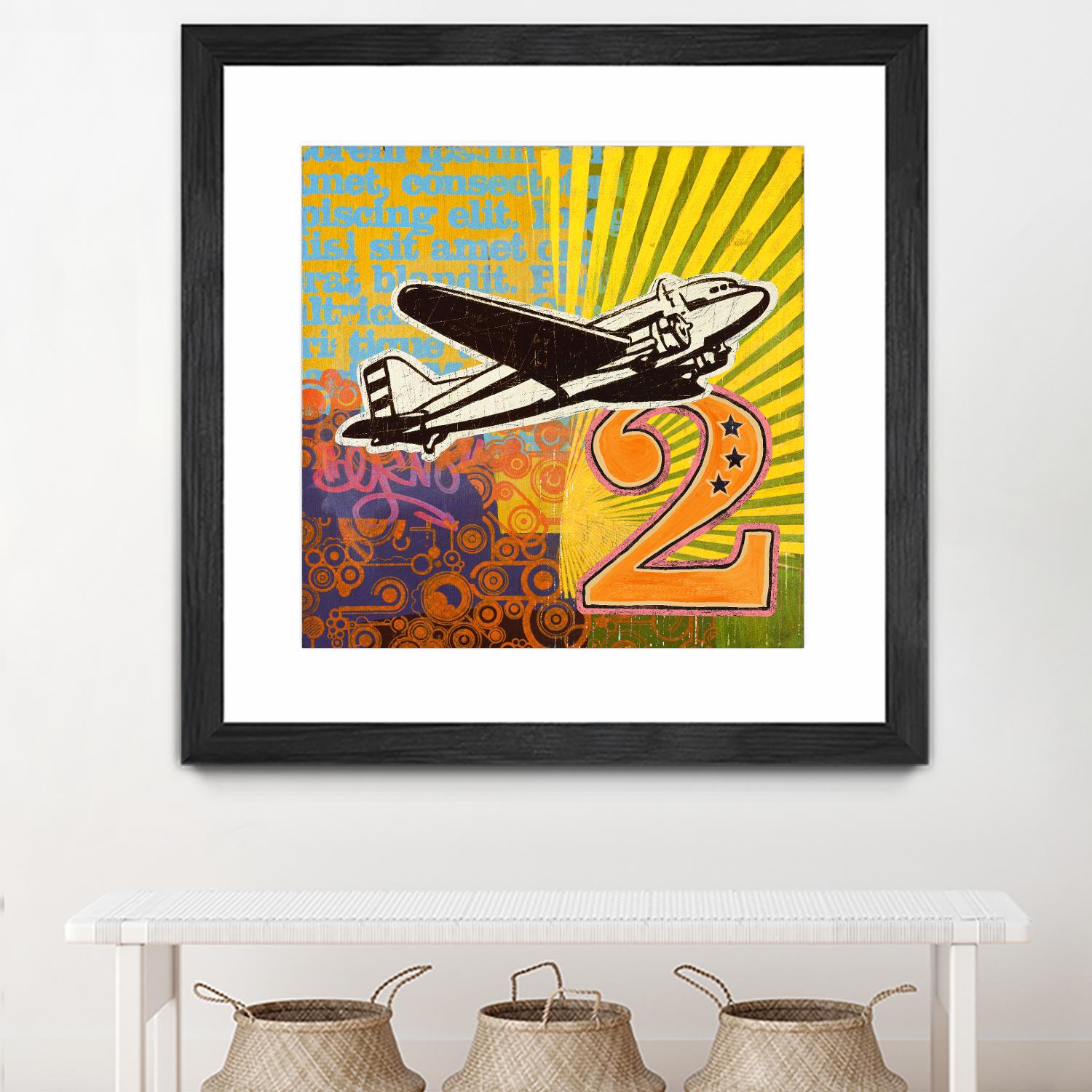Plane 2 by Johnny Taylor on GIANT ART - black contemporary