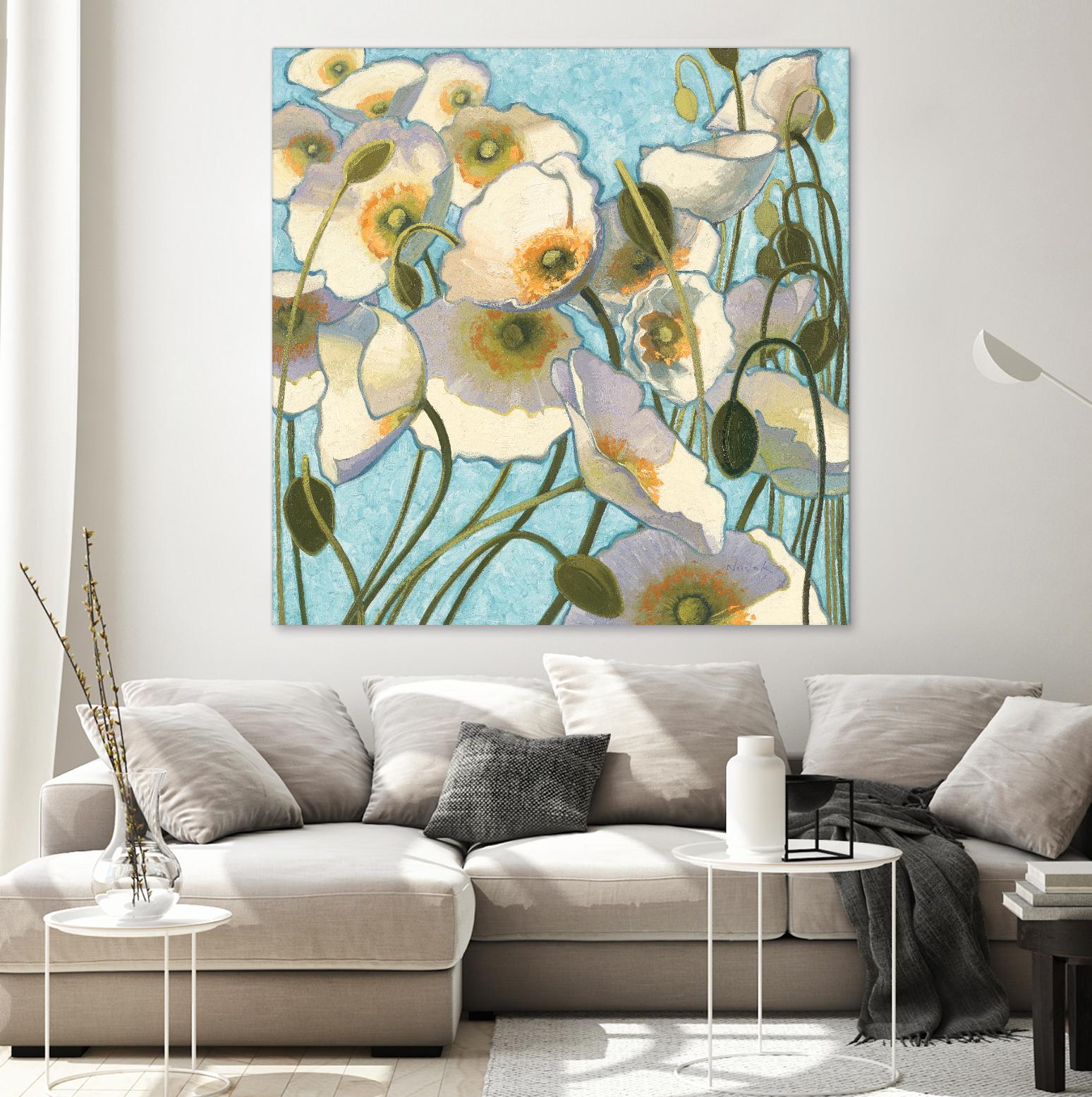 Chantilly by Shirley Novak on GIANT ART - yellow floral