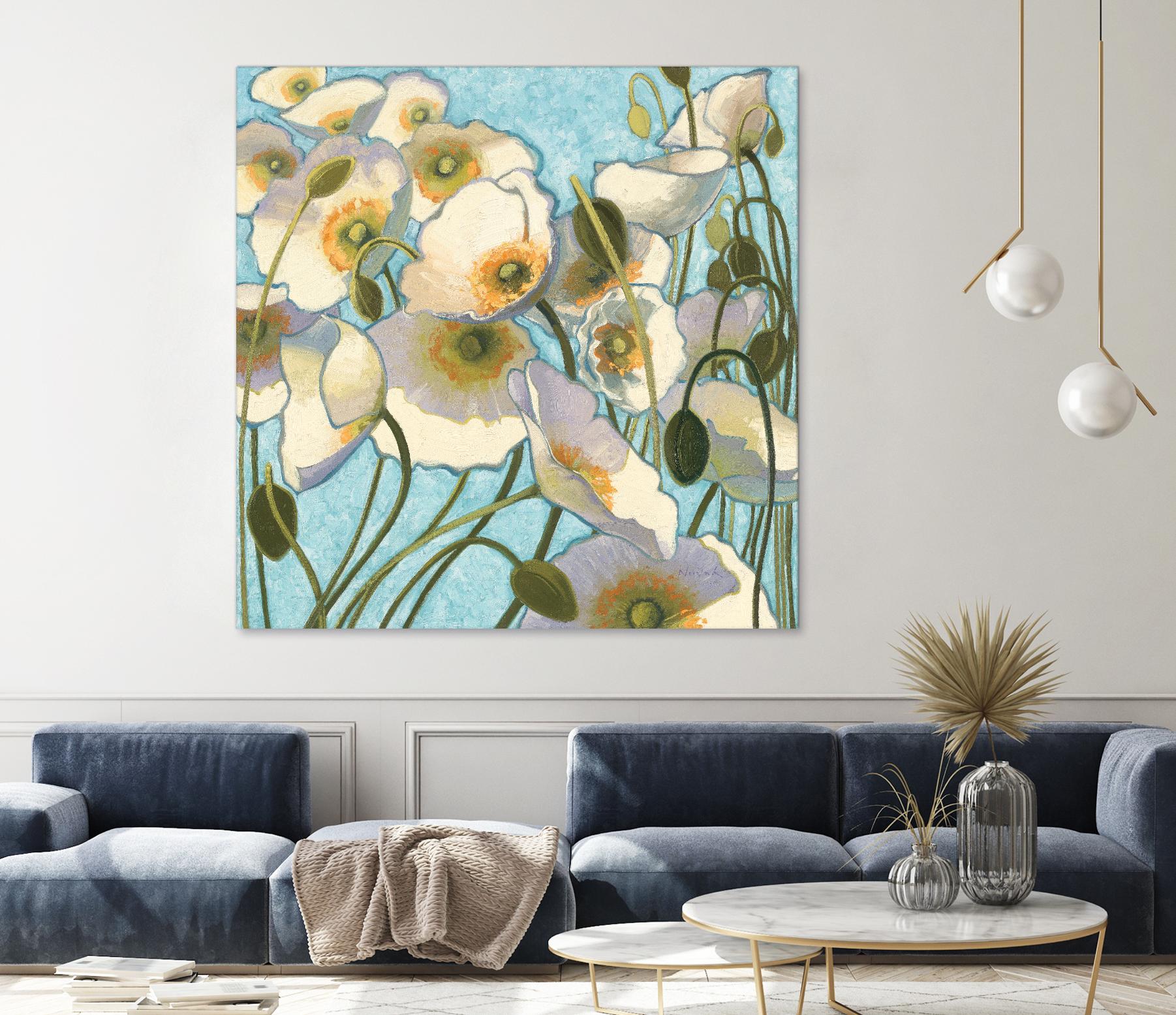 Chantilly by Shirley Novak on GIANT ART - yellow floral