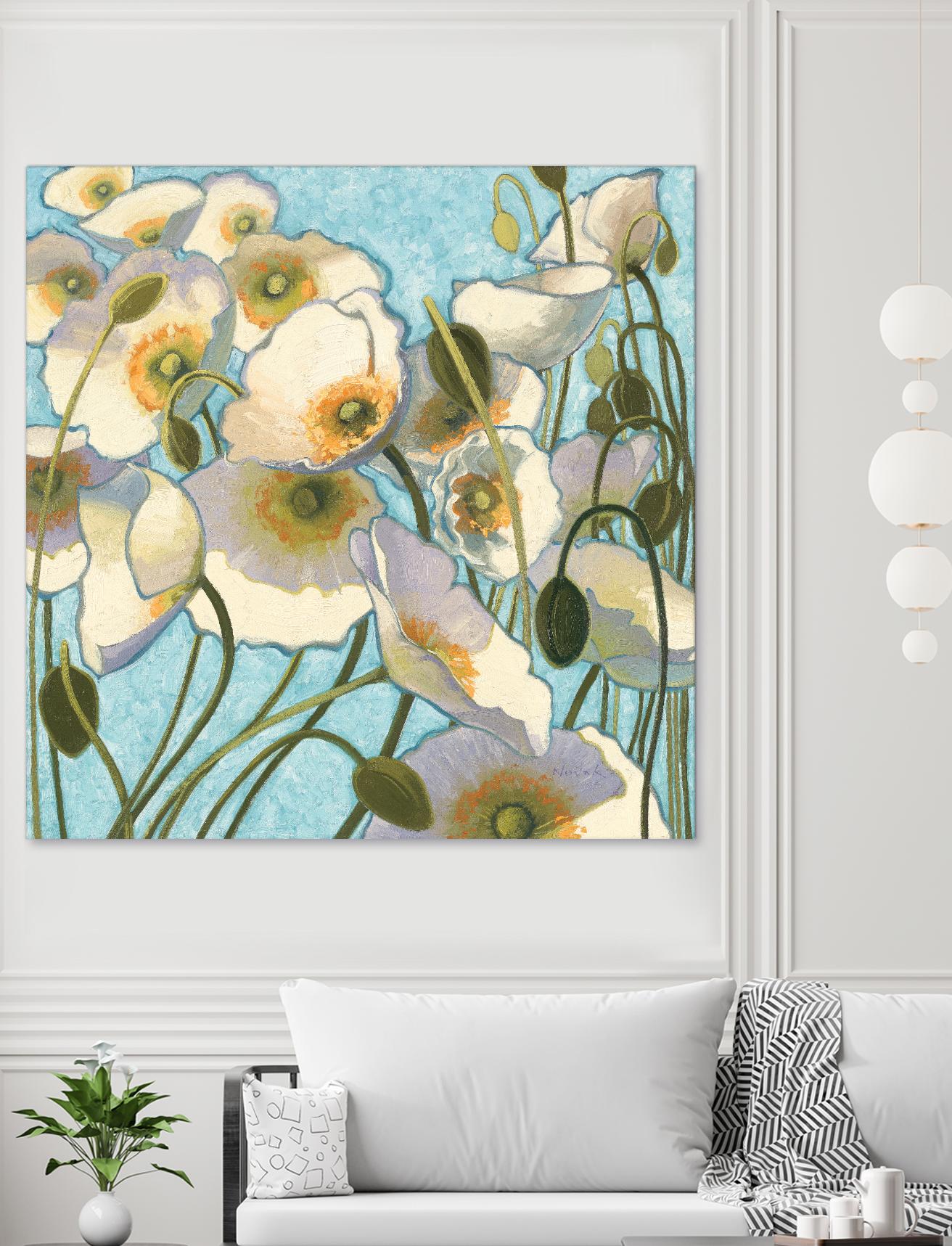 Chantilly by Shirley Novak on GIANT ART - yellow floral