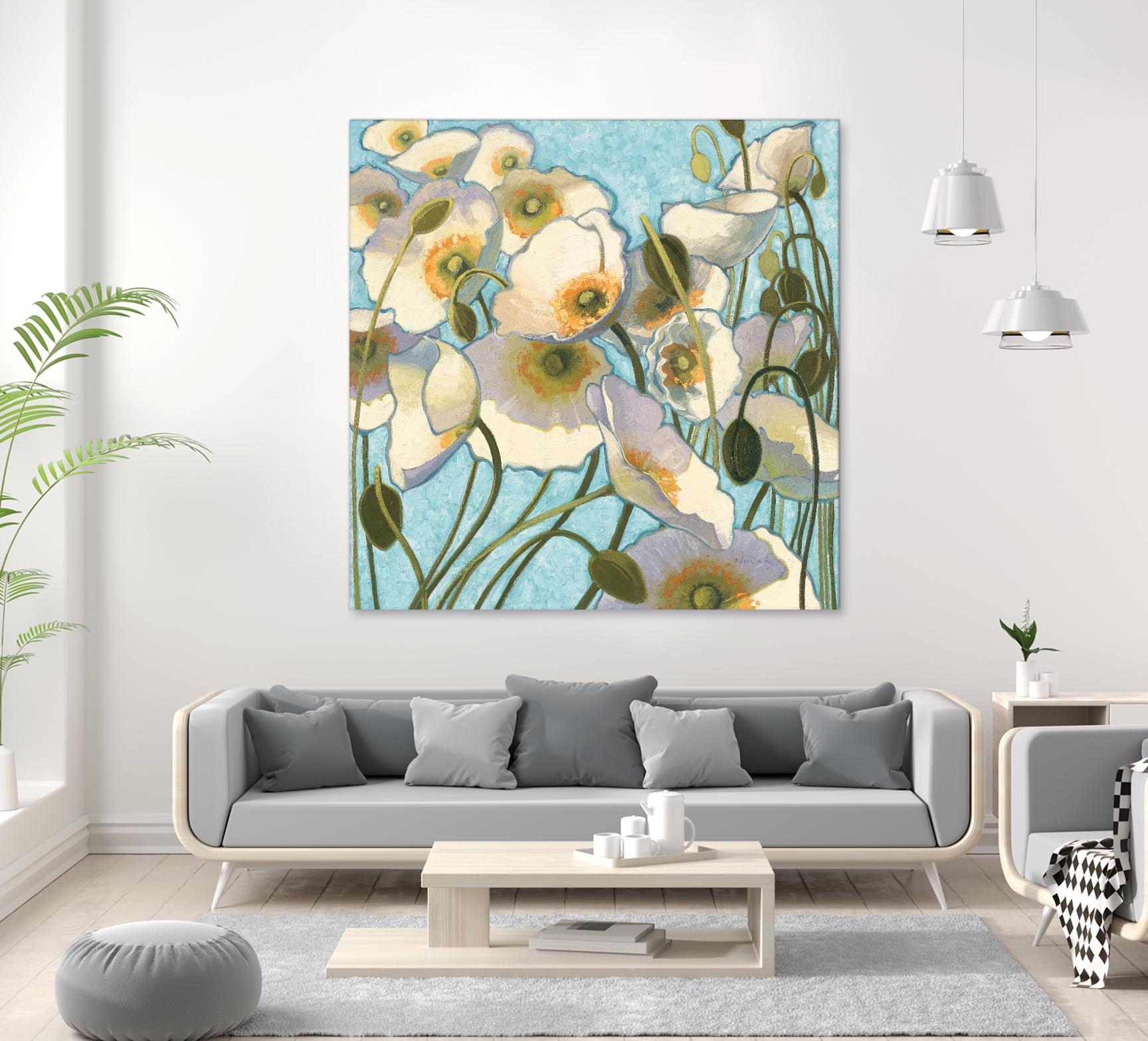 Chantilly by Shirley Novak on GIANT ART - yellow floral