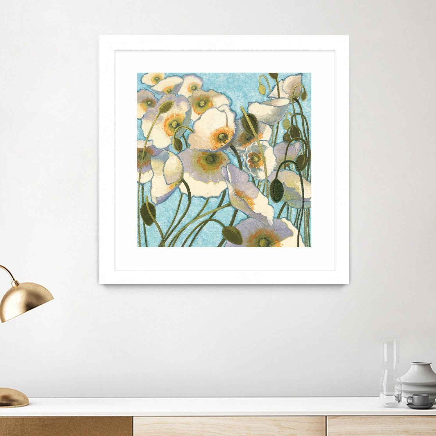Chantilly by Shirley Novak on GIANT ART - yellow floral