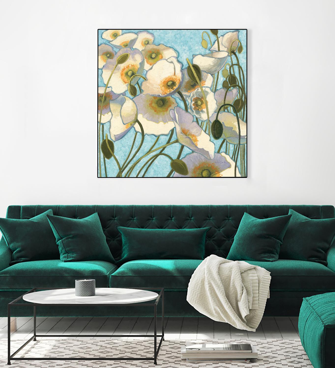 Chantilly by Shirley Novak on GIANT ART - yellow floral