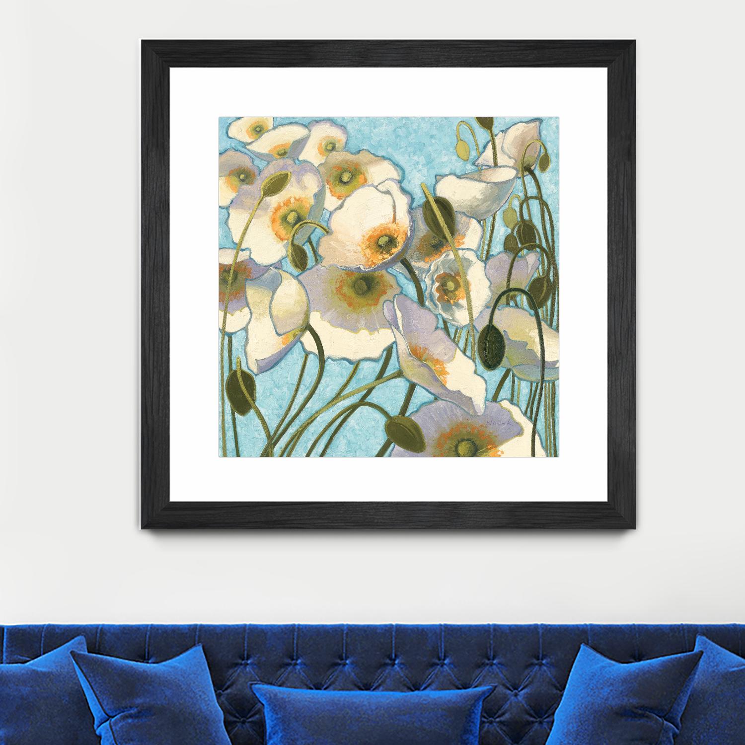 Chantilly by Shirley Novak on GIANT ART - yellow floral