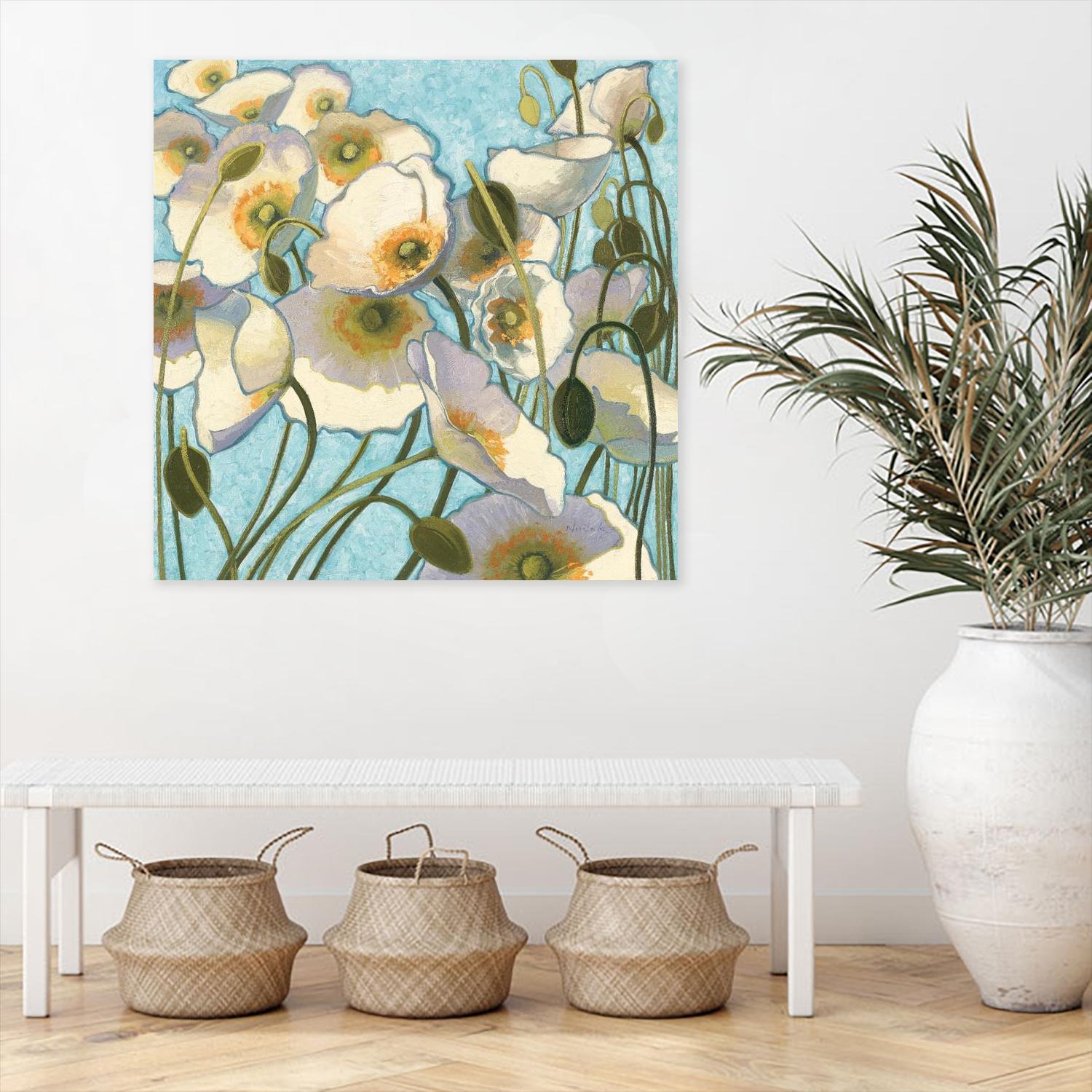 Chantilly by Shirley Novak on GIANT ART - yellow floral