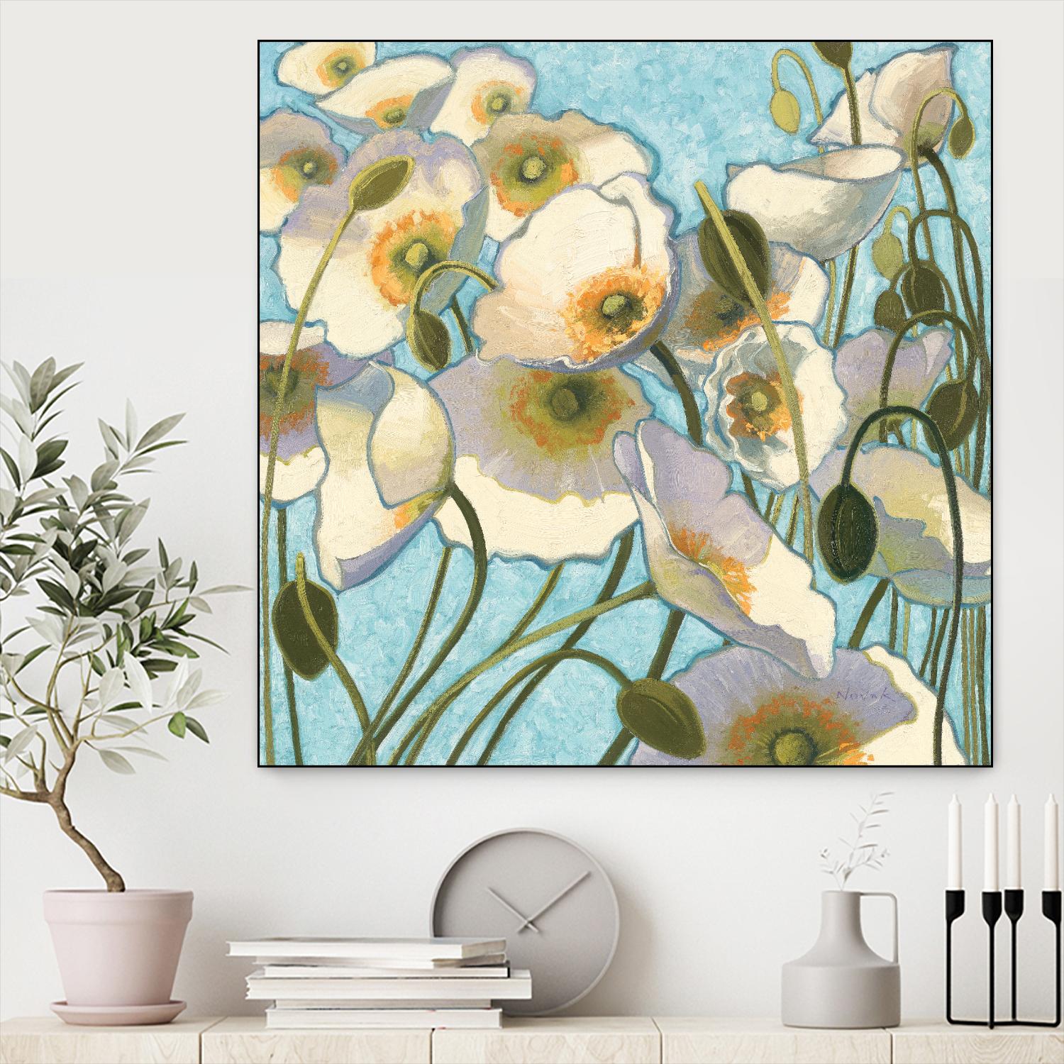 Chantilly by Shirley Novak on GIANT ART - yellow floral
