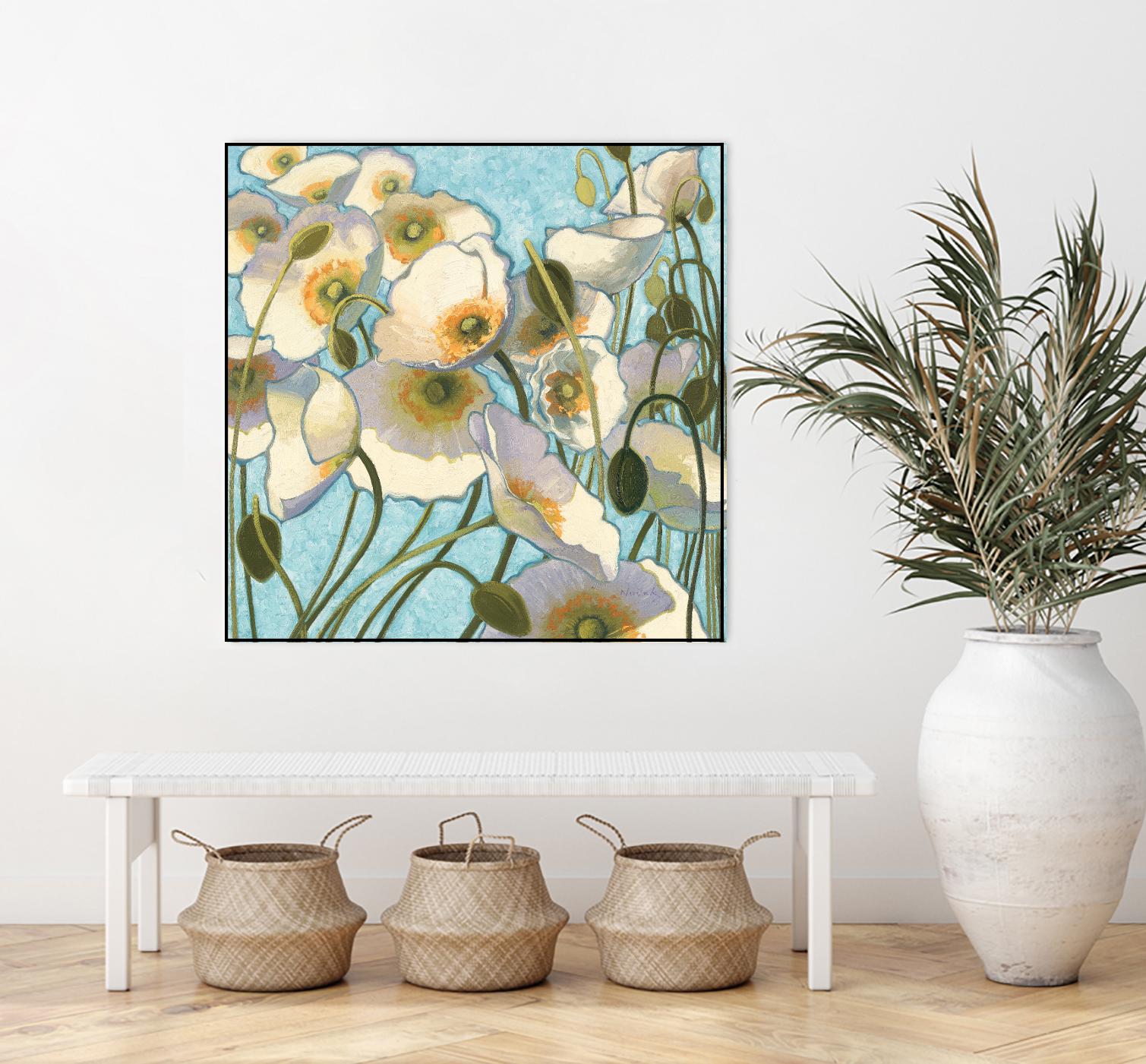 Chantilly by Shirley Novak on GIANT ART - yellow floral