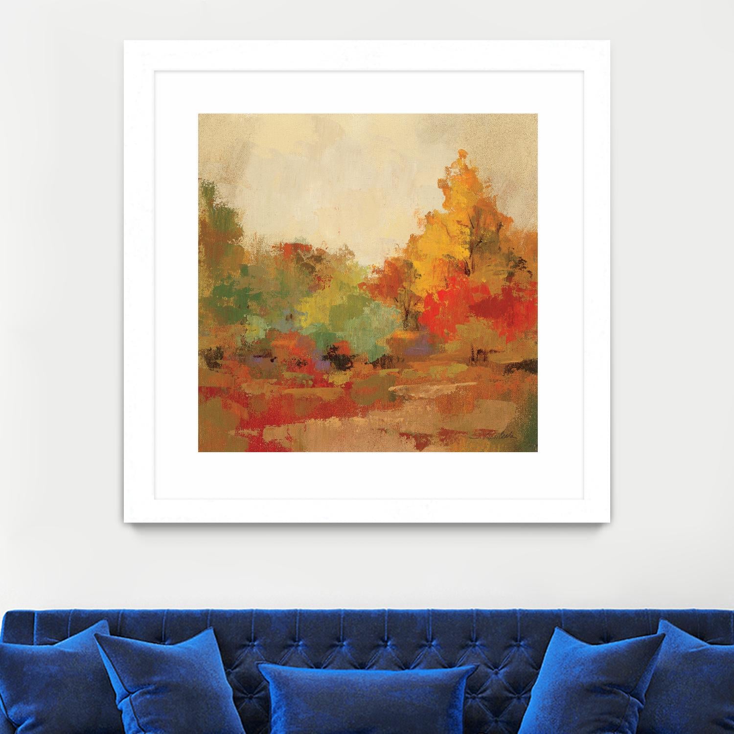 Fall Forest II by Silvia Vassileva on GIANT ART - yellow landscape