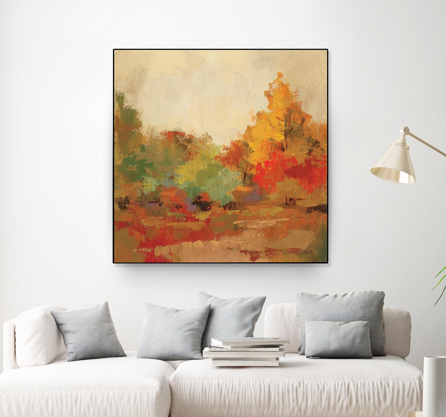 Fall Forest II by Silvia Vassileva on GIANT ART - yellow landscape