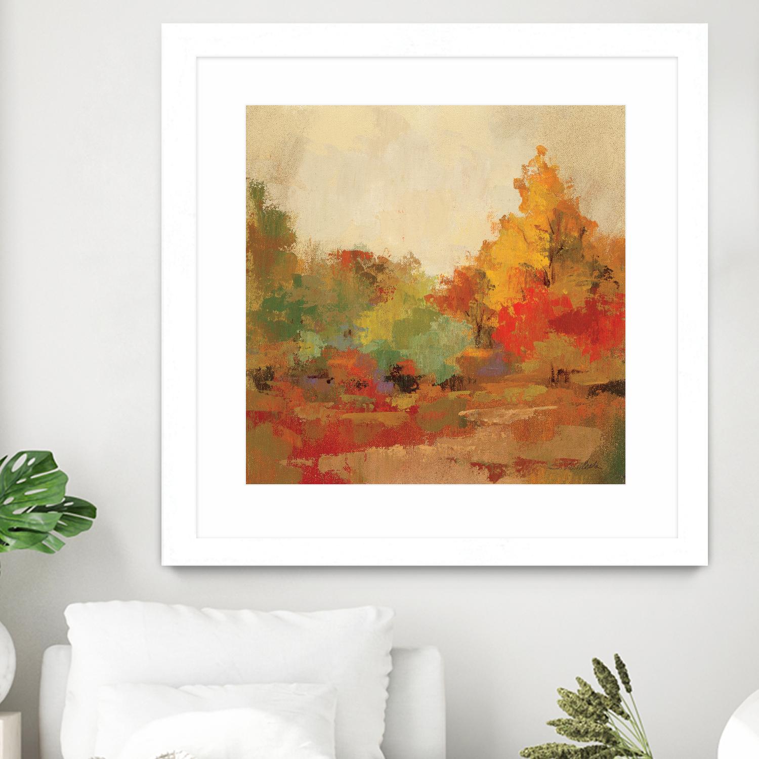 Fall Forest II by Silvia Vassileva on GIANT ART - yellow landscape