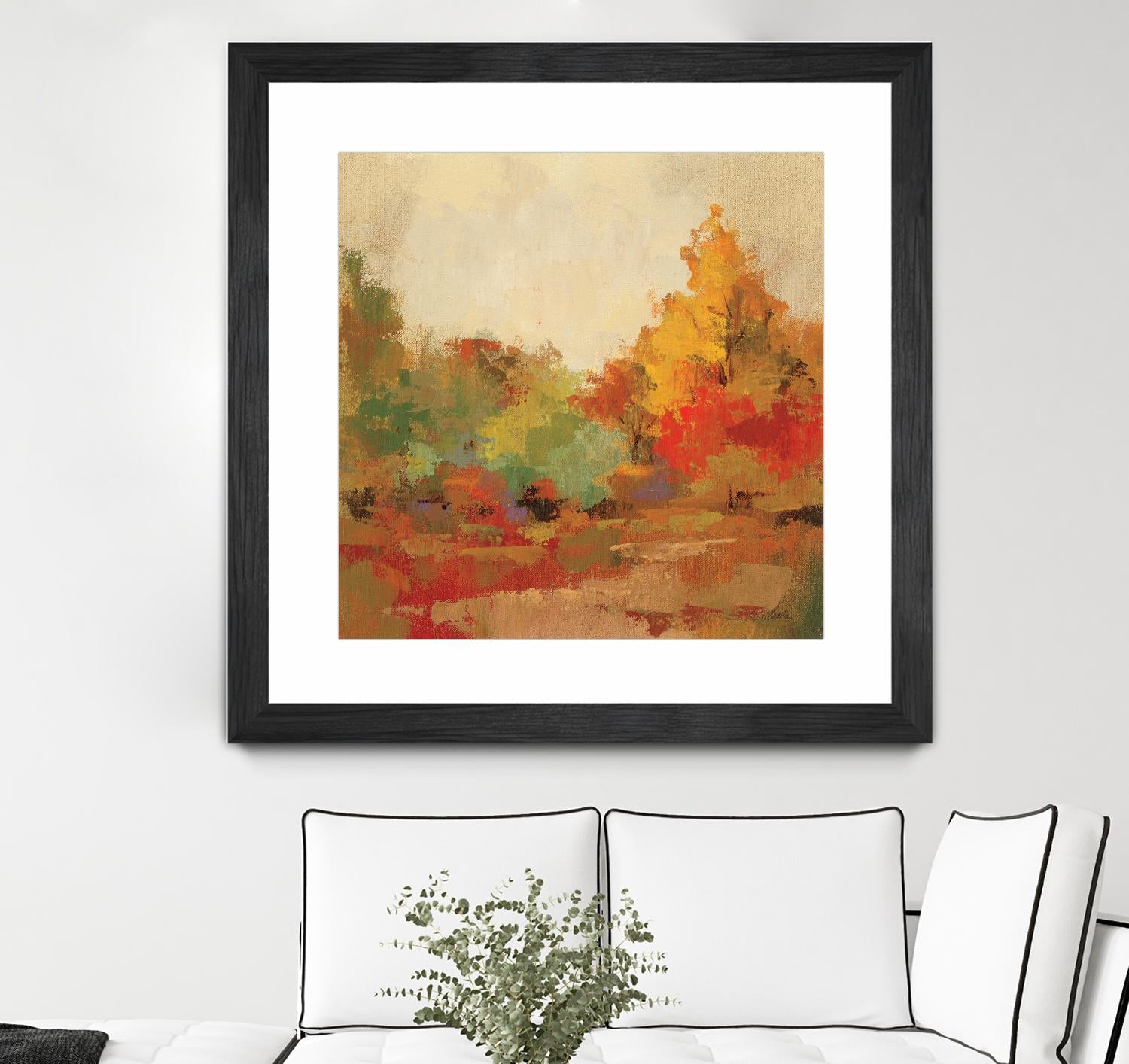 Fall Forest II by Silvia Vassileva on GIANT ART - yellow landscape