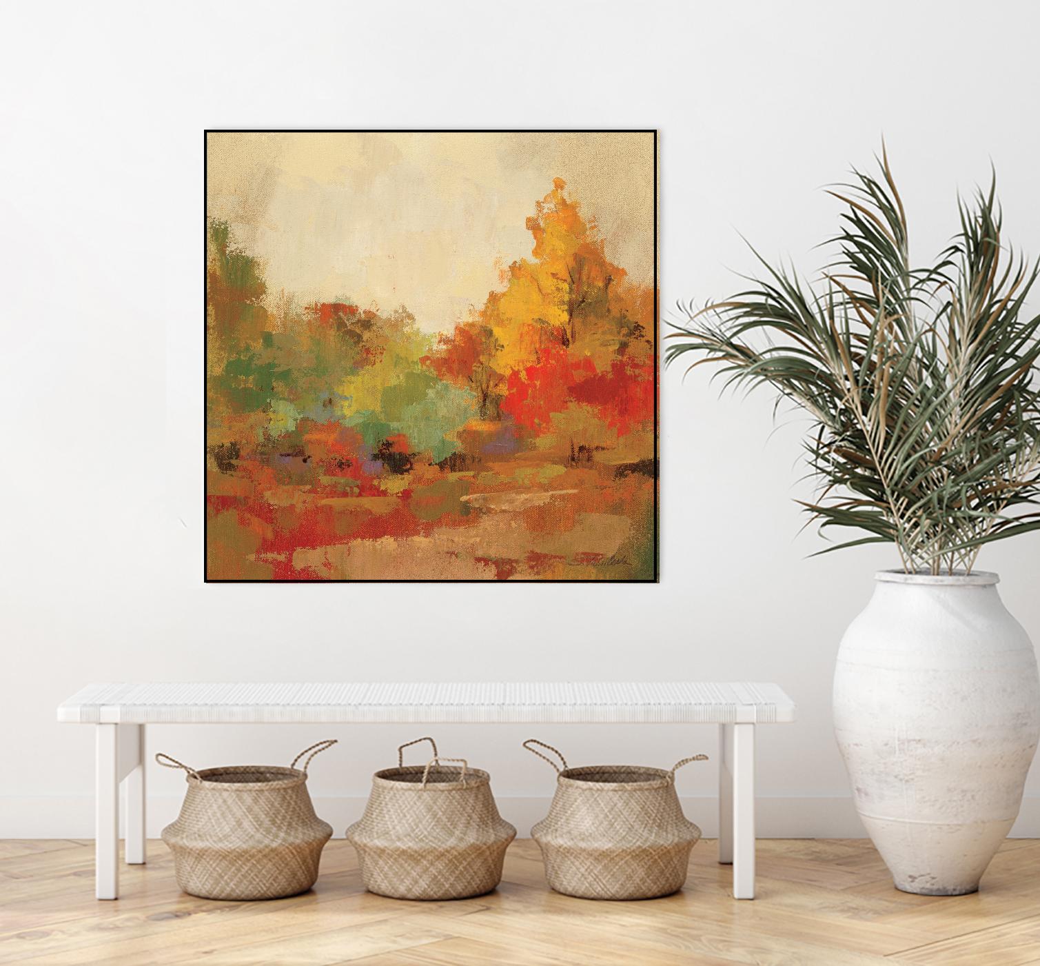 Fall Forest II by Silvia Vassileva on GIANT ART - yellow landscape