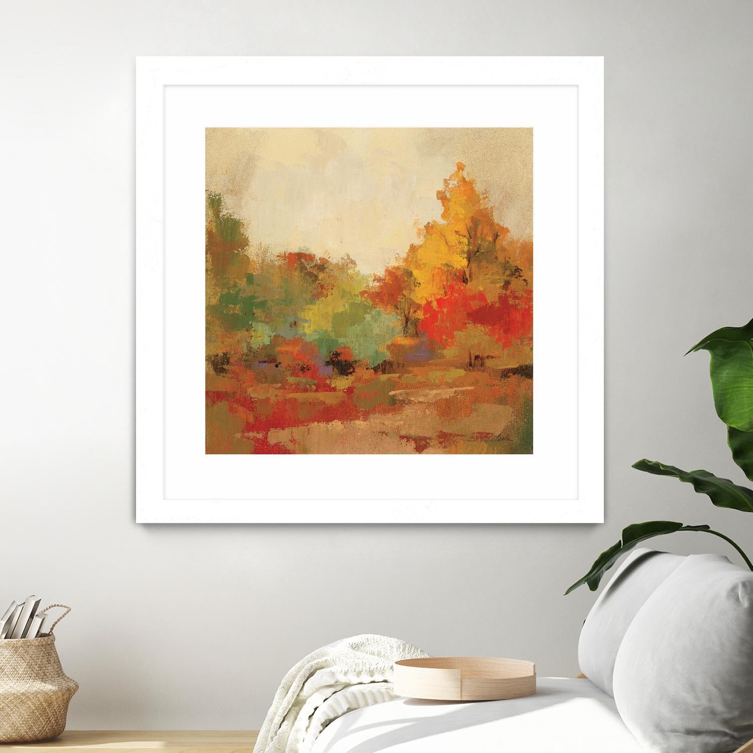 Fall Forest II by Silvia Vassileva on GIANT ART - yellow landscape