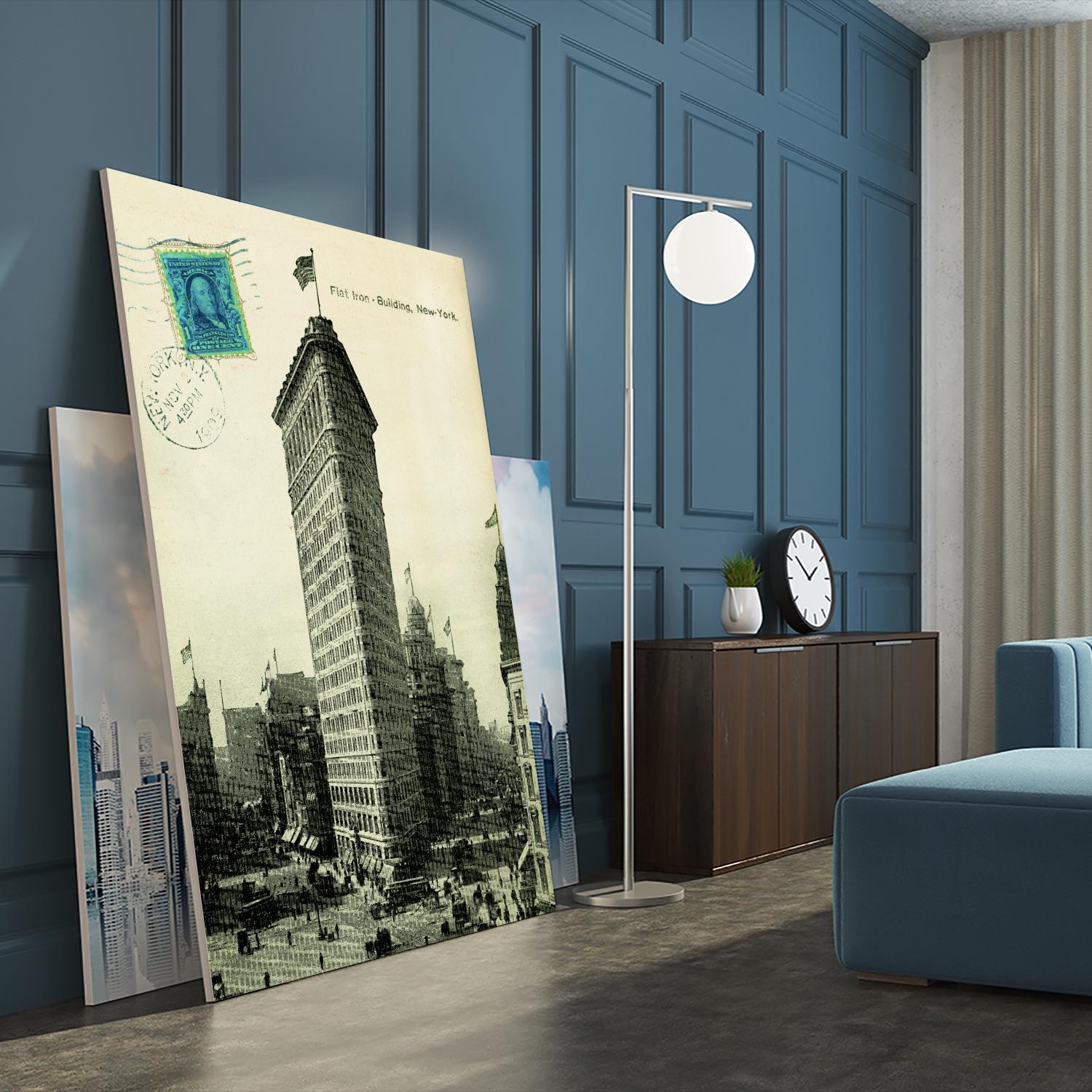 Flat Iron by Portfolio on GIANT ART - grey vintage