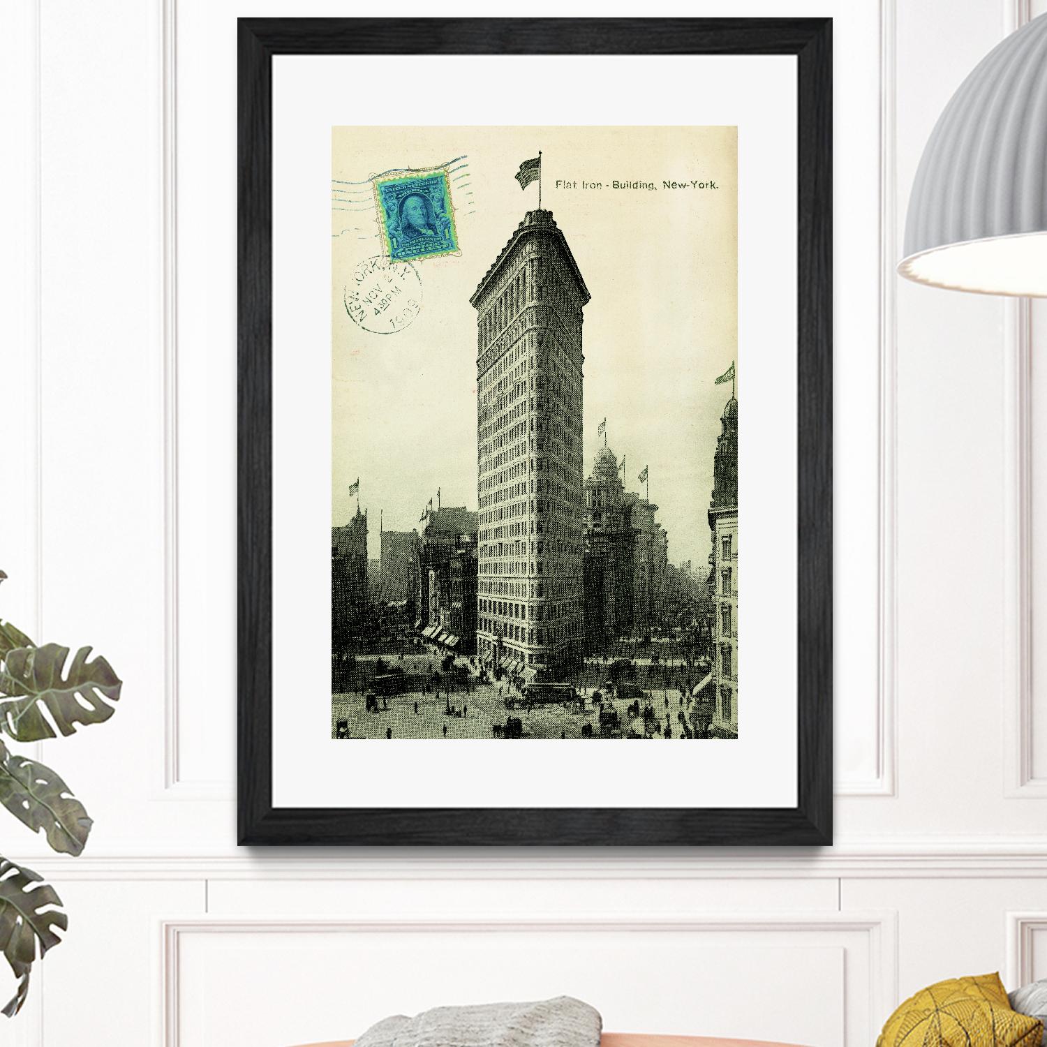 Flat Iron by Portfolio on GIANT ART - grey vintage