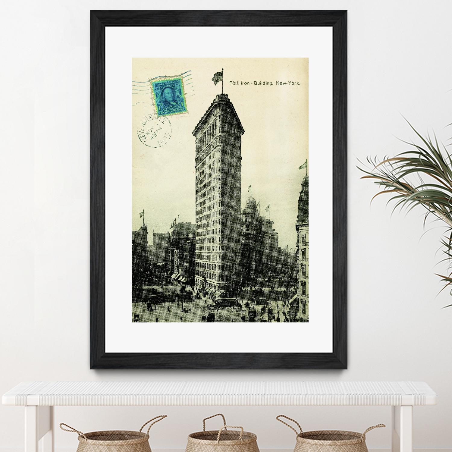 Flat Iron by Portfolio on GIANT ART - grey vintage