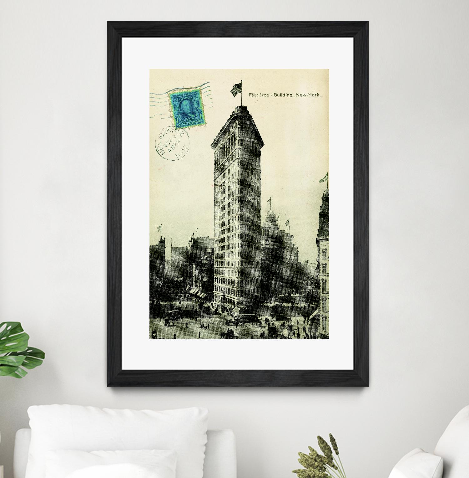 Flat Iron by Portfolio on GIANT ART - grey vintage