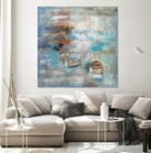 Calm sea by Silvia Vassileva on GIANT ART - brown sea scene