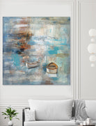 Calm sea by Silvia Vassileva on GIANT ART - brown sea scene