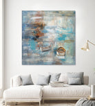 Calm sea by Silvia Vassileva on GIANT ART - brown sea scene