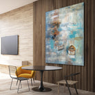 Calm sea by Silvia Vassileva on GIANT ART - brown sea scene