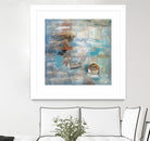 Calm sea by Silvia Vassileva on GIANT ART - brown sea scene
