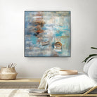 Calm sea by Silvia Vassileva on GIANT ART - brown sea scene