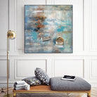 Calm sea by Silvia Vassileva on GIANT ART - brown sea scene