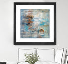 Calm sea by Silvia Vassileva on GIANT ART - brown sea scene