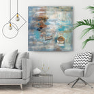 Calm sea by Silvia Vassileva on GIANT ART - brown sea scene