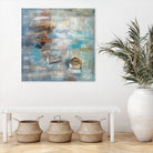 Calm sea by Silvia Vassileva on GIANT ART - brown sea scene