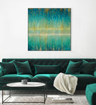 Rain Abstract I by Danhui Nai on GIANT ART - yellow abstract
