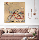 Pizza and Beer by Kellie Day on GIANT ART - beige leisure